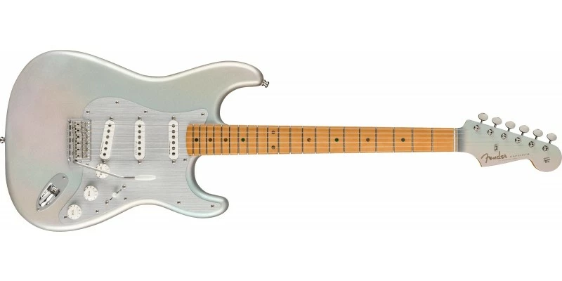 Outlet 🔔 Fender H.E.R. Stratocaster Chrome Glow Maple ⌛ 3 Outlet 🔔 Fender H.E.R. Stratocaster Chrome Glow Maple ⌛