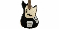 Buy 🛒 Fender JMJ Road Worn Mustang Bass Black 🌟 -Cheap Guitar Store fender jmj road worn mustang bass black body