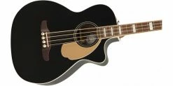 Best Sale 🔥 Fender Kingman Bass Black 🎁 -Cheap Guitar Store fender kingman bass black body angle