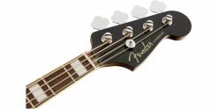 Best Sale 🔥 Fender Kingman Bass Black 🎁 -Cheap Guitar Store fender kingman bass black headstock