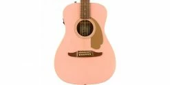 Coupon 🎁 Fender Limited Edition Malibu Player Shell Pink 🛒 -Cheap Guitar Store fender limited edition malibu player shell pink body