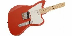Buy 🎉 Fender Limited Edition MIJ Offset Telecaster Ash Fiesta Red ✨ -Cheap Guitar Store fender limited edition mij offset telecaster fiesta red body angle