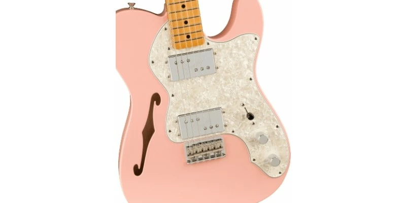 Outlet 👏 Fender Limited Edition Vintera ‘70s Telecaster Thinline Shell Pink 🎉 - Image 4