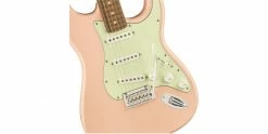 Best reviews of ❤️ Fender Player Stratocaster Limited Edition Shell Pink Pau Ferro ✨ -Cheap Guitar Store fender ltd player strat shell pink pau ferro body detail