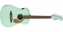 Brand new 🔔 Fender Malibu Player Aqua Splash 😍 -Cheap Guitar Store fender malibu player aqua splash front angle