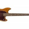 Deals 🥰 Fender Player Mustang Bass PJ Aged Natural 👏 -Cheap Guitar Store fender mustang bass pj aged natural front