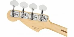 Deals 🥰 Fender Player Mustang Bass PJ Aged Natural 👏 -Cheap Guitar Store fender mustang bass pj aged natural headstock back