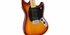 Brand new ❤️ Fender Player Mustang Sienna Sunburst 😍 -Cheap Guitar Store fender mustang sienna sunburst body detail