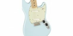 Cheap 💯 Fender Player Mustang Sonic Blue 😀 -Cheap Guitar Store fender mustang sonic blue body detail