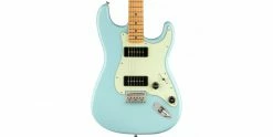 Best Sale 🔔 Fender Noventa Stratocaster Daphne Blue Maple 👏 -Cheap Guitar Store fender noventa stratocaster maple fingerboard daphne blue body