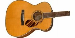 Brand new ✔️ Fender Paramount PO-220E Orchestra Natural 💯 -Cheap Guitar Store fender paramount po 220e orchestra natural body angle