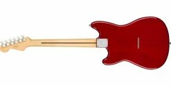 Flash Sale 🥰 Fender Player Duo-Sonic HS Crimson Red Transparent 🌟 -Cheap Guitar Store fender player duo sonic hs crimson red transparent back