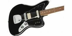 Best deal 🤩 Fender Player Jaguar Black Pau Ferro 🔔 -Cheap Guitar Store fender player jaguar black body angle