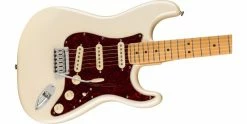 Budget ⭐ Fender Player Plus Stratocaster Olympic Pearl 👍 -Cheap Guitar Store fender player plus stratocaster olympic pearl body angle