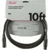 Best deal 💯 Fender Professional Series Microphone Cable 10 Foot Black 🛒 -Cheap Guitar Store fender professional series microphone cable 10 foot black front