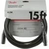 New 🔔 Fender Professional Series Microphone Cable 15 Foot Black 🔔 -Cheap Guitar Store fender professional series microphone cable 15 foot black front