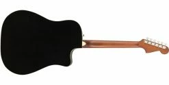 Hot Sale ✔️ Fender Redondo Player Left Handed Jetty Black ⭐ -Cheap Guitar Store fender redondo player left hand jetty black back