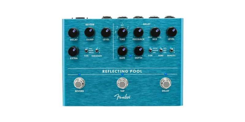 Outlet 💯 Fender Reflecting Pool Delay Reverb Pedal 🌟 3 Outlet 💯 Fender Reflecting Pool Delay Reverb Pedal 🌟