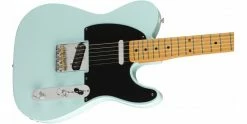 Budget 🔔 Fender Vintera 50s Telecaster Modified Daphne Blue 🔔 -Cheap Guitar Store fender vintera 50s telecaster modified daphne blue body angle