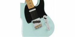 Budget 🔔 Fender Vintera 50s Telecaster Modified Daphne Blue 🔔 -Cheap Guitar Store fender vintera 50s telecaster modified daphne blue body detail