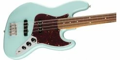 Budget 🛒 Fender Vintera '60s Jazz Bass Daphne Blue 🎉 -Cheap Guitar Store fender vintera 60s jazz bass daphne blue body angle