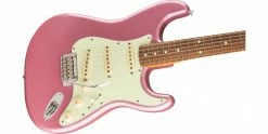 Wholesale ⌛ Fender Vintera 60s Stratocaster Modified Burgundy Mist Metallic ✨ -Cheap Guitar Store fender vintera 60s stratocaster modified burgundy mist metallic body angle
