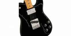 Flash Sale 🔥 Fender Vintera 70s Telecaster Custom Black ✨ -Cheap Guitar Store fender vintera 70s telecaster custom black body detail