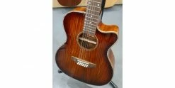 Deals 🎉 Freshman FALTDKOAOC12 20th Anniversary 12-String OM Koa Sunburst ✨ -Cheap Guitar Store freshman faltdkoaoc12 body angle