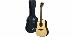 Best Pirce 🔥 LAG TLHV20DCE Tramontane HyVibe 20 Left Handed With Hard Case 🔔 -Cheap Guitar Store glh tlhv20dce vb