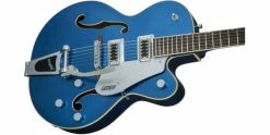 Best Pirce 🎁 Gretsch G5420T Electromatic Hollow Body Fairlane Blue ⭐ -Cheap Guitar Store gretsch g5420t fairlane blue body2