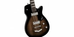 Best deal 🎉 Gretsch G5260 Electromatic Jet Baritone With V-Stoptail Bristol Fog 🔔 -Cheap Guitar Store gretsch g5260 electromatic jet baritone bristol fog body detail