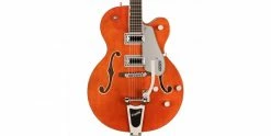 Discount 🔔 Gretsch G5420T Electromatic Classic Single Cut Orange Stain 🛒 -Cheap Guitar Store gretsch g5420t electromatic single cut orange stain body