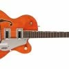 Discount 🔔 Gretsch G5420T Electromatic Classic Single Cut Orange Stain 🛒 -Cheap Guitar Store gretsch g5420t electromatic single cut orange stain front