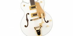New 🔔 Gretsch G5422TG Electromatic Classic Double Cut Snowcrest White 😍 -Cheap Guitar Store gretsch g5422tg electromatic classic double cut snowcrest white body detail