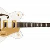 New 🔔 Gretsch G5422TG Electromatic Classic Double Cut Snowcrest White 😍 -Cheap Guitar Store gretsch g5422tg electromatic classic double cut snowcrest white front