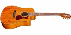 Best deal ⭐ Guild D-120CE Westerly Dreadnought Acoustic Natural 🎁 -Cheap Guitar Store guild d 120ce westerly dreadnought acoustic natural angle