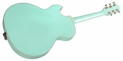 Top 10 💯 Guild Starfire I SC Seafoam Green ❤️ -Cheap Guitar Store guild starfire i sc seafoam green back angle