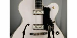 Flash Sale 🔔 Guild X-175B Manhattan Limited Edition Faded White With Gold Hardware ⌛ -Cheap Guitar Store guild x 175b limited edition faded white gold hardware pickups