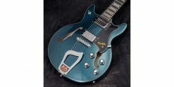 Cheap 😉 Hagstrom Alvar Limited Edition Kyanite Blue ✔️ -Cheap Guitar Store hagstrom alvar limited edition kyanite blue body 2
