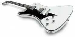 Outlet 🧨 Hagstrom Fantomen Left Handed White 🧨 -Cheap Guitar Store hagstrom fantomen white left handed angle