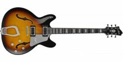 Brand new ⌛ Hagstrom Super Viking Guitar Tobacco Sunburst 💯