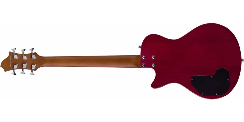 Flash Sale ⌛ Hagstrom Ultra Swede ESN Guitar Wild Cherry Transparent 🎉 4 Flash Sale ⌛ Hagstrom Ultra Swede ESN Guitar Wild Cherry Transparent 🎉 - Image 2