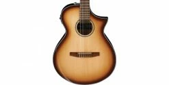 Promo ❤️ Ibanez AEWC300N-NNB Electro-Classical Natural Browned Burst High Gloss 😍 -Cheap Guitar Store ibanez aewc300n nnb electro classical natural browned burst high gloss body