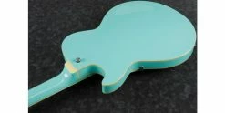 Best reviews of 🥰 Ibanez AGB260-SFG Artcore Vibrante Semi-Hollow Bass Sea Foam Green 😉 -Cheap Guitar Store ibanez agb260 sfg artcore vibrante semi hollow bass sea foam green body back angle
