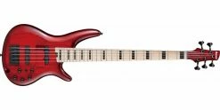 Wholesale 🧨 Ibanez ANB205-TWB Adam Nitti Signature Transparent Wine Red Burst 🎉 -Cheap Guitar Store ibanez anb205 twb adam nitti signature transparent wine red burst front 2