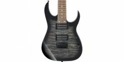 Best deal ❤️ Ibanez GRG7221QA-TKS 7-String Transparent Black Sunburst 👍 -Cheap Guitar Store ibanez grg7221qa tks 7 string transparent black sunburst body