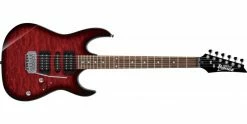 Best Pirce π₯° Ibanez GRX70QA-TRB Transparent Red Burst Electric Guitar π