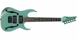 Budget 🥰 Ibanez PGMM21-MGN Paul Gilbert MiKro Metallic Light Green 👍