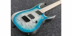 Brand new 👏 Ibanez RGD61AL-SSB Axion Stained Sapphire Blue Burst 🔔 -Cheap Guitar Store ibanez rgd61al ssb axion stained sapphire blue burst body angle