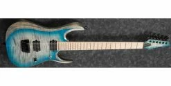 Brand new 👏 Ibanez RGD61AL-SSB Axion Stained Sapphire Blue Burst 🔔 -Cheap Guitar Store ibanez rgd61al ssb axion stained sapphire blue burst front angle